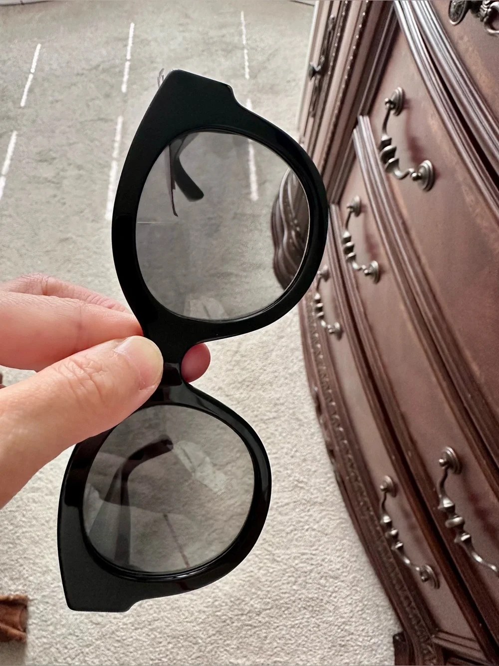 Gucci 51mm Round Polarized Sunglasses